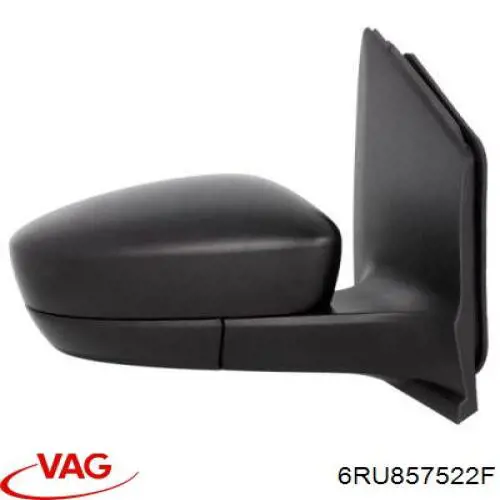 Cristal de espejo retrovisor derecho VAG 6RU857522F precio, desde 12,07 EUR