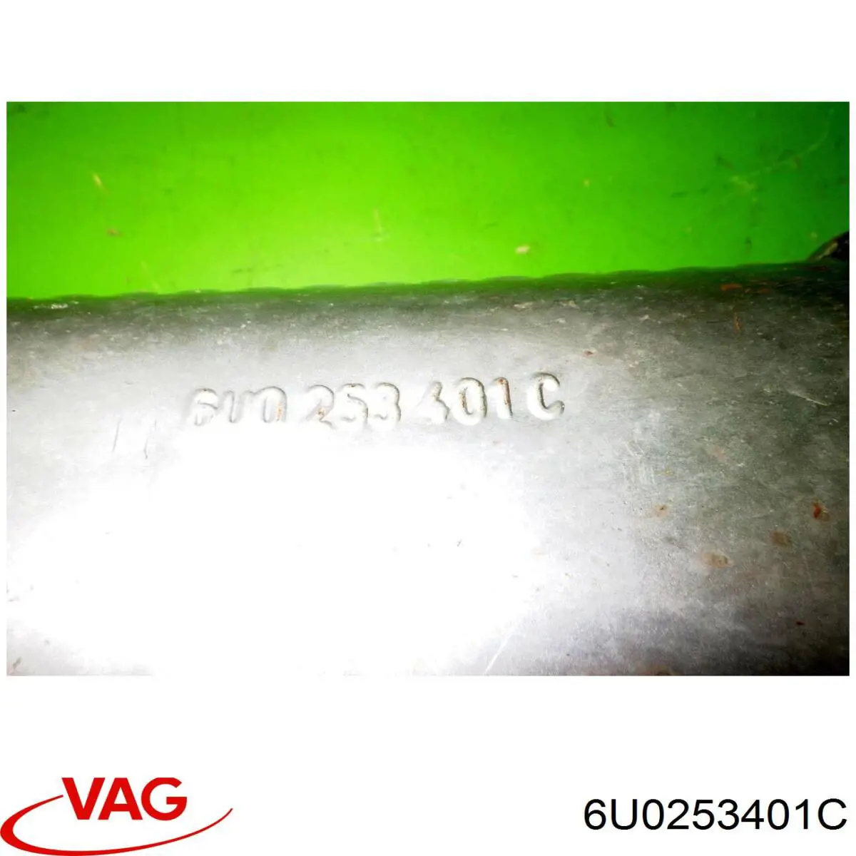 6U0253401C VAG silenciador del medio