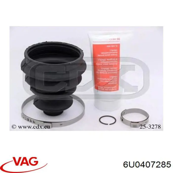 6U0407285 VAG Fuelle palier delantero interior