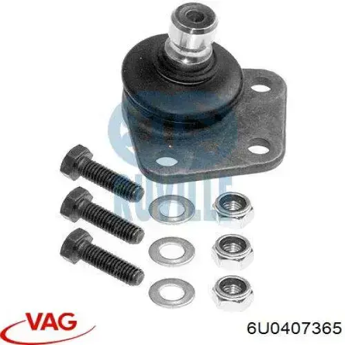 Rótula inferior de suspensión 6U0407365 VAG