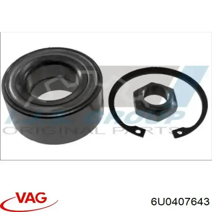 Tuerca del cubo de la rueda delantera VAG 6U0407643 precio, desde 3,19 EUR