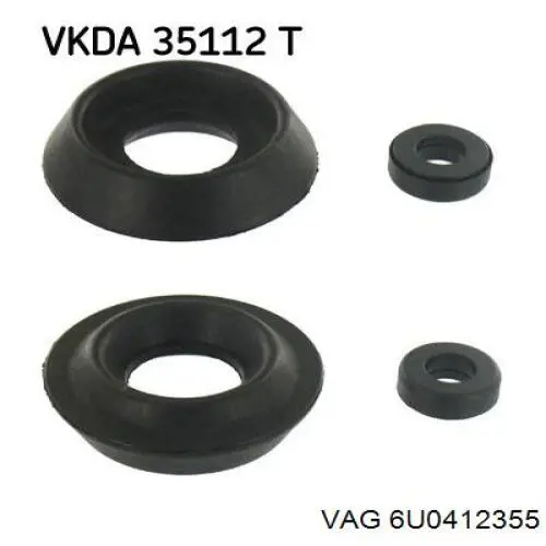 6U0412355 VAG Soporte del amortiguador delantero