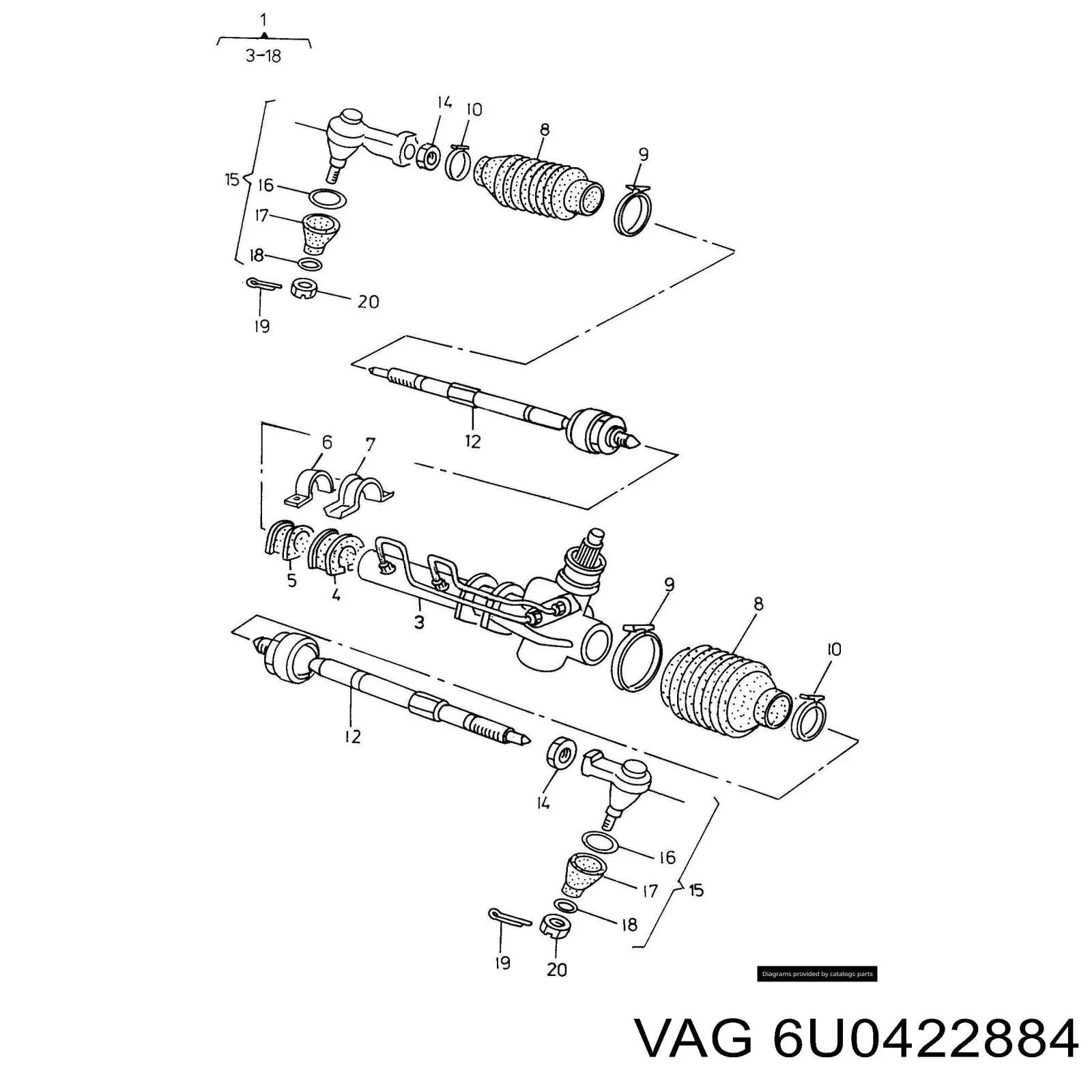 6U0422884 VAG 