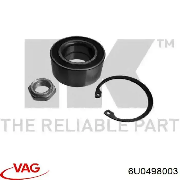 Comprar 6U0498003 VAG Cojinete de rueda delantero