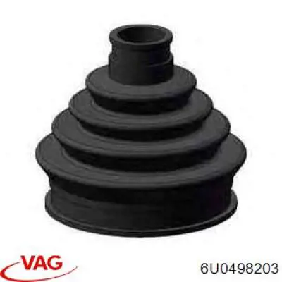 Fuelle, palier delantero exterior VAG 6U0498203 precio, desde 7,89 EUR