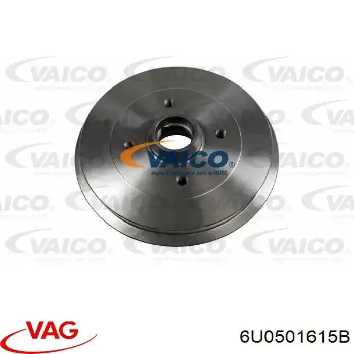 Comprar 6U0501615B VAG Tambor de freno trasero
