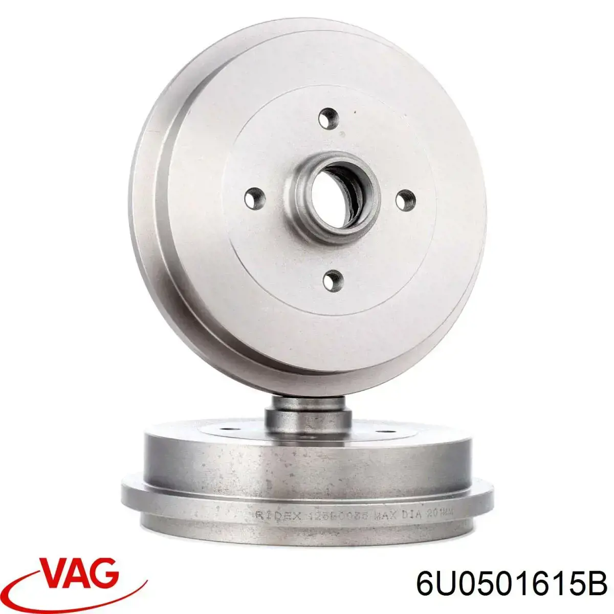 6U0501615B VAG Tambor de freno trasero