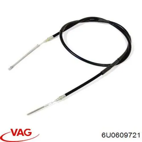 Cable de freno de mano trasero derecho/izquierdo VAG 6U0609721 precio, desde 8,30 EUR