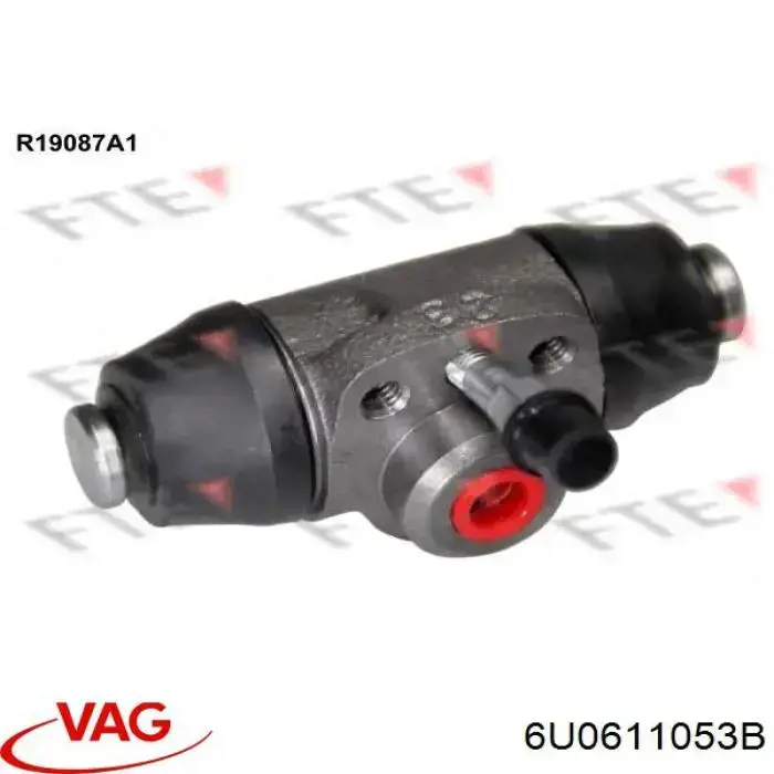 Cilindro de freno de rueda trasera VAG 6U0611053B precio, desde 9,97 EUR