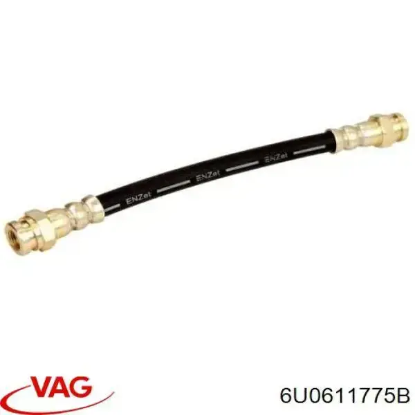 6U0611775B VAG tubo flexible de frenos trasero