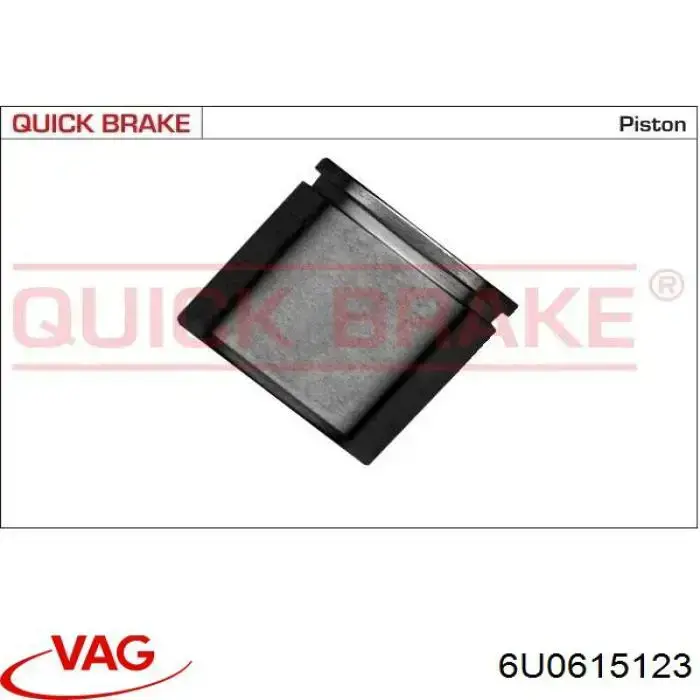 Comprar 6U0615123 VAG Pinza de freno delantera izquierda