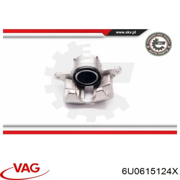 Pinza de freno, Eje delantero derecha VAG 6U0615124X