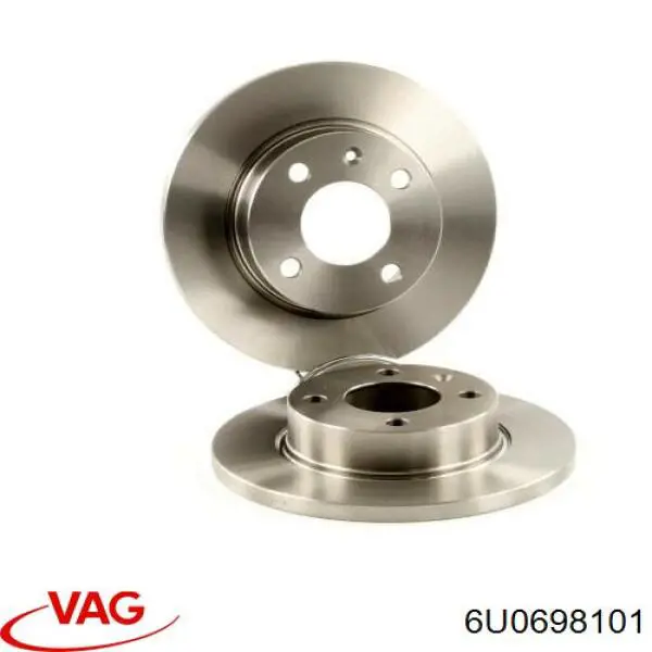 Disco de freno delantero VAG 6U0698101