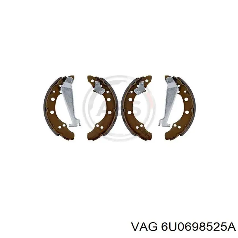 Comprar 6U0698525A VAG Zapatas de freno