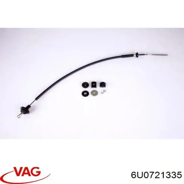 6U0721335 VAG cable de embrague