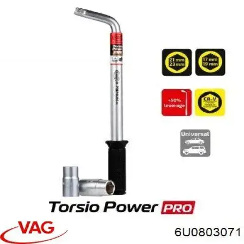 6U0803071 VAG Enganche de bola de remolque