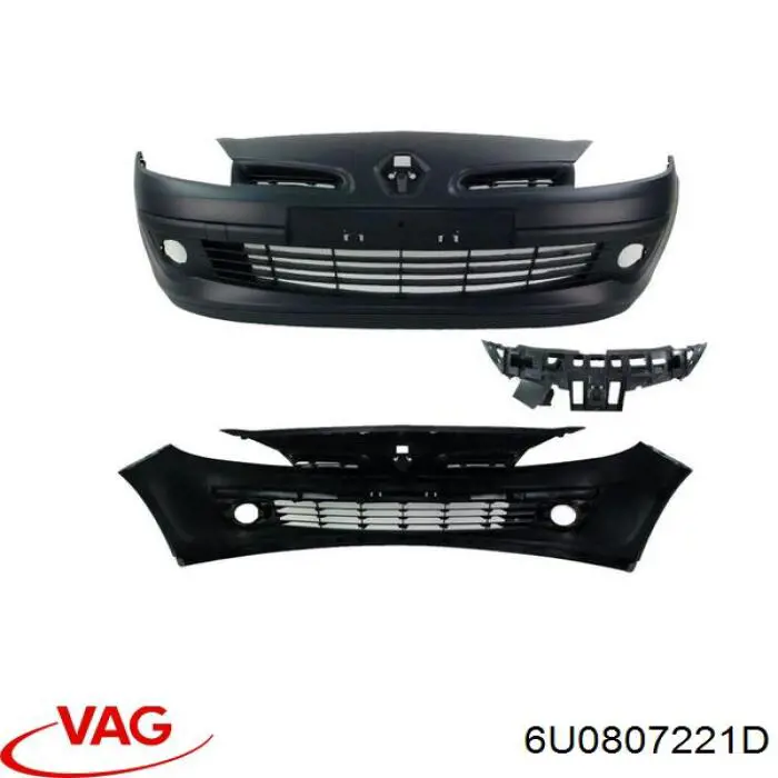 Comprar 6U0807221D VAG Defensa delantera
