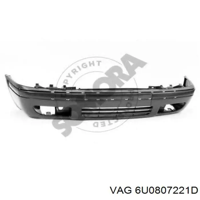 Parachoques delantero VAG 6U0807221D precio, desde 81,71 EUR
