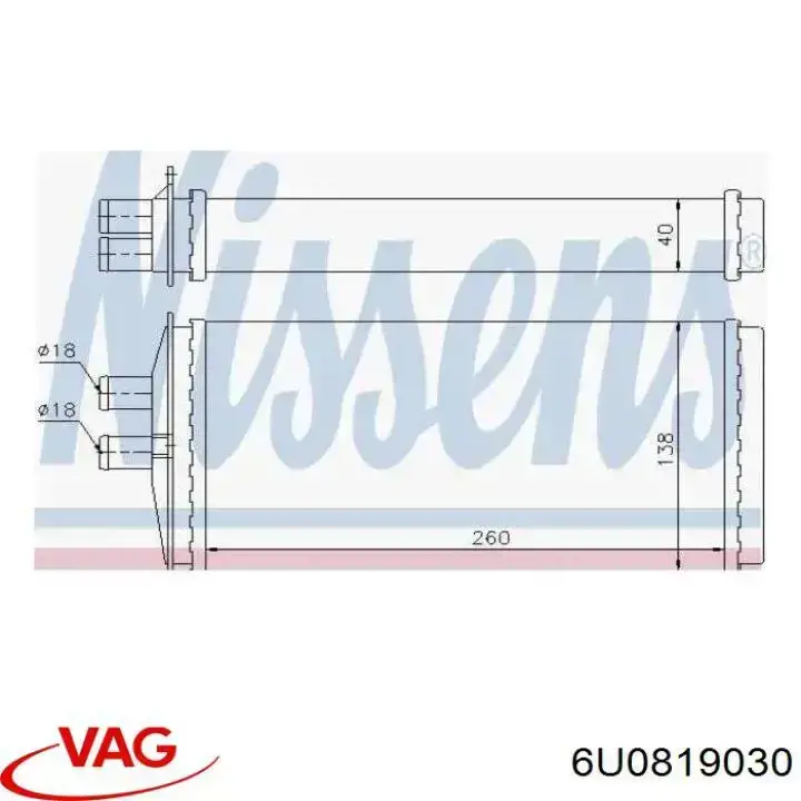 Comprar 6U0819030 VAG Radiador calefacción