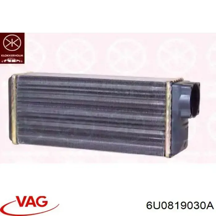 6U0819030A VAG radiador de calefacción