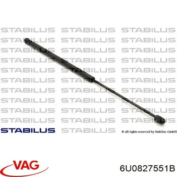 Amortiguador de maletero VAG 6U0827551B precio, desde 12,34 EUR
