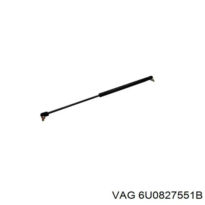 Muelle neumatico maletero VAG 6U0827551B