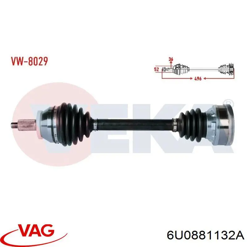  VAG 6U0881132A