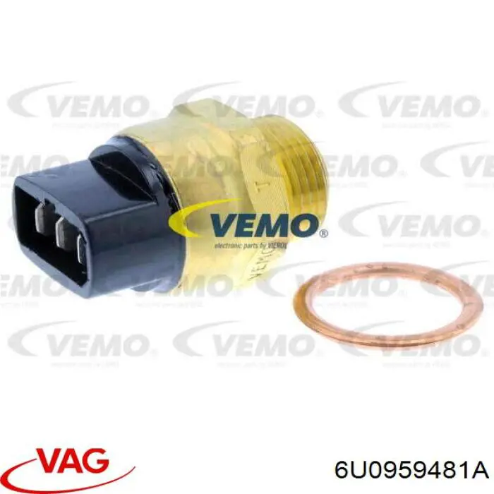 Sensor, temperatura del refrigerante (encendido el ventilador del radiador) Audi A6 4A5