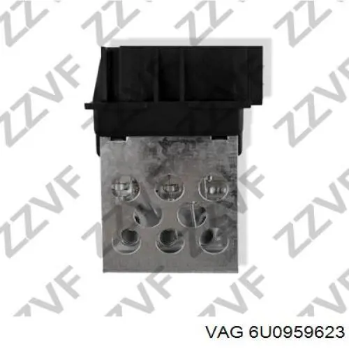 Resitencia, ventilador habitáculo VAG 6U0959623