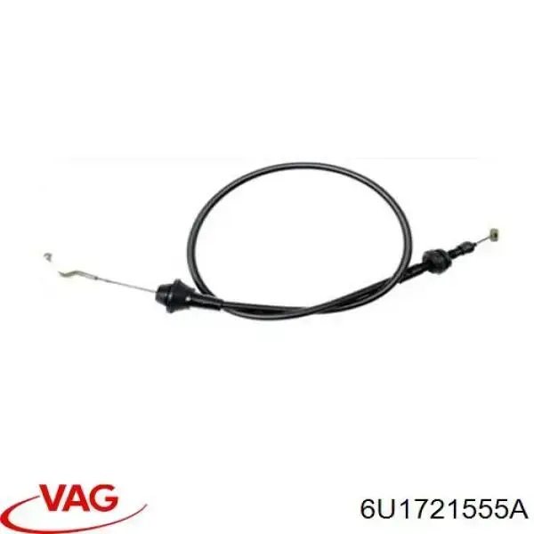 6U1721555A VAG cable del acelerador