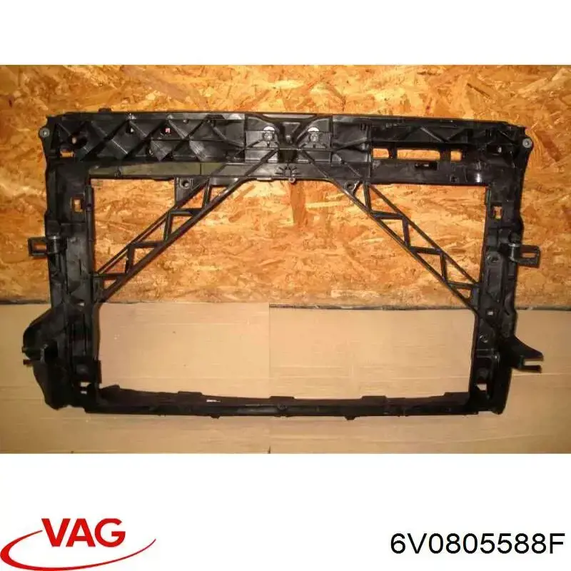 6V0805588F VAG Soporte de radiador completo (panel de montaje para foco)