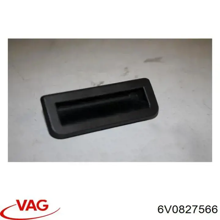 Botón de accionamiento del cierre de la tapa del maletero (puerta trasera 3/5) VAG 6V0827566 precio, desde 34,85 EUR