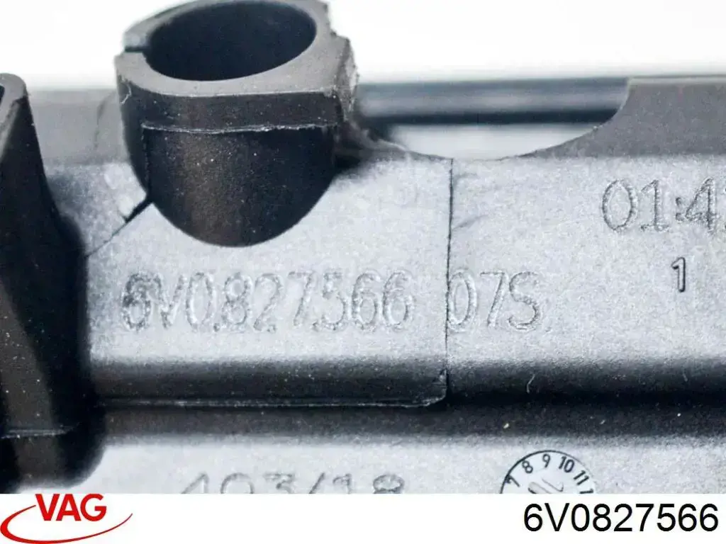 Botón de accionamiento del cierre de la tapa del maletero (puerta trasera 3/5) 6V0827566 VAG
