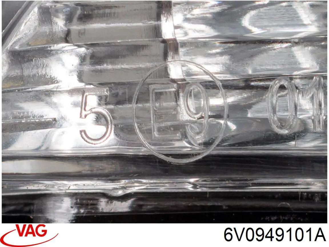 6V0949101A VAG luz intermitente de retrovisor exterior izquierdo