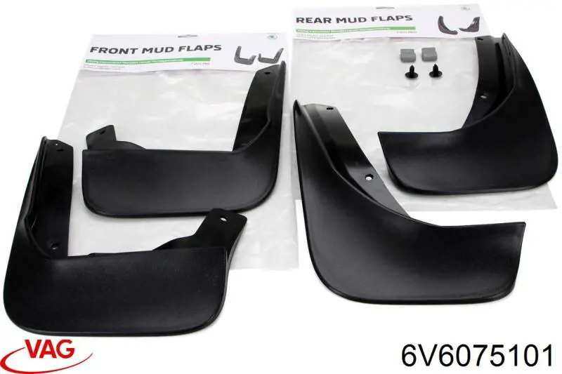 Comprar 6V6075101 VAG Faldillas guardabarros traseros