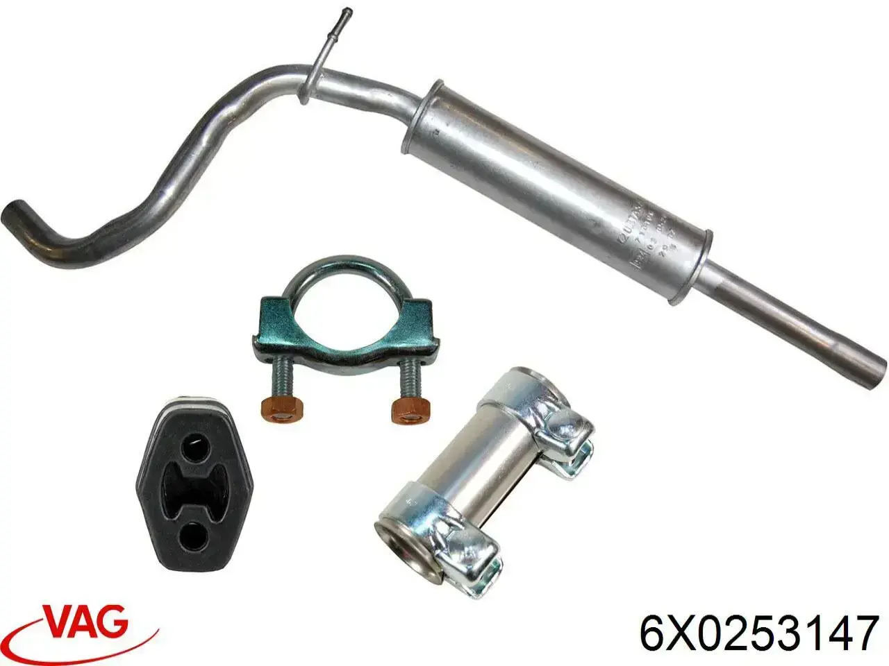 Soporte, silenciador Ford Fiesta JH, JD