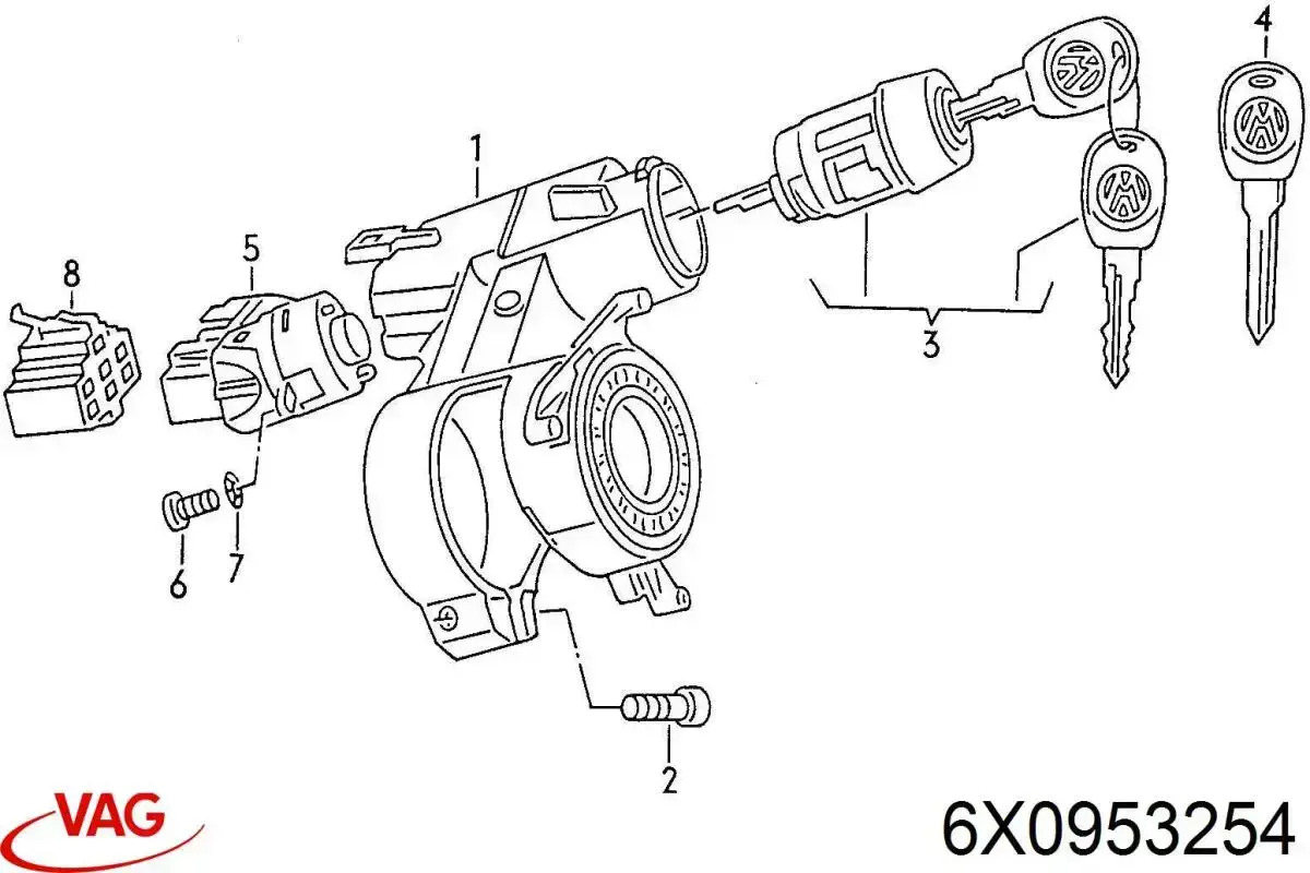  VAG 6X0953254 precio, desde 55,93 EUR
