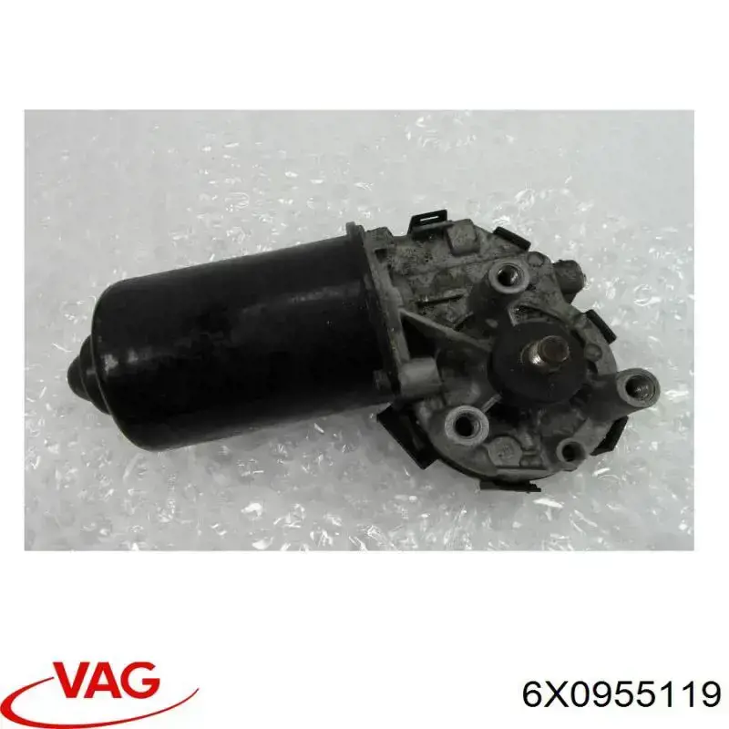 6X0955119 VAG motor del limpiaparabrisas del parabrisas