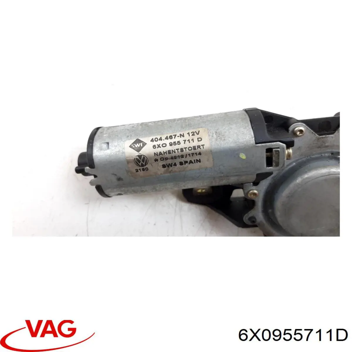 Comprar 6X0955711D VAG Motor limpiaparabrisas, trasera