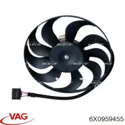 6X0959455 VAG Electroventilador del motor
