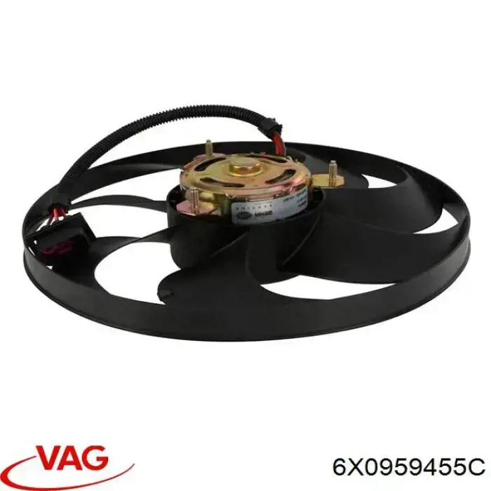 Ventilador de refrigeración del motor VAG 6X0959455C