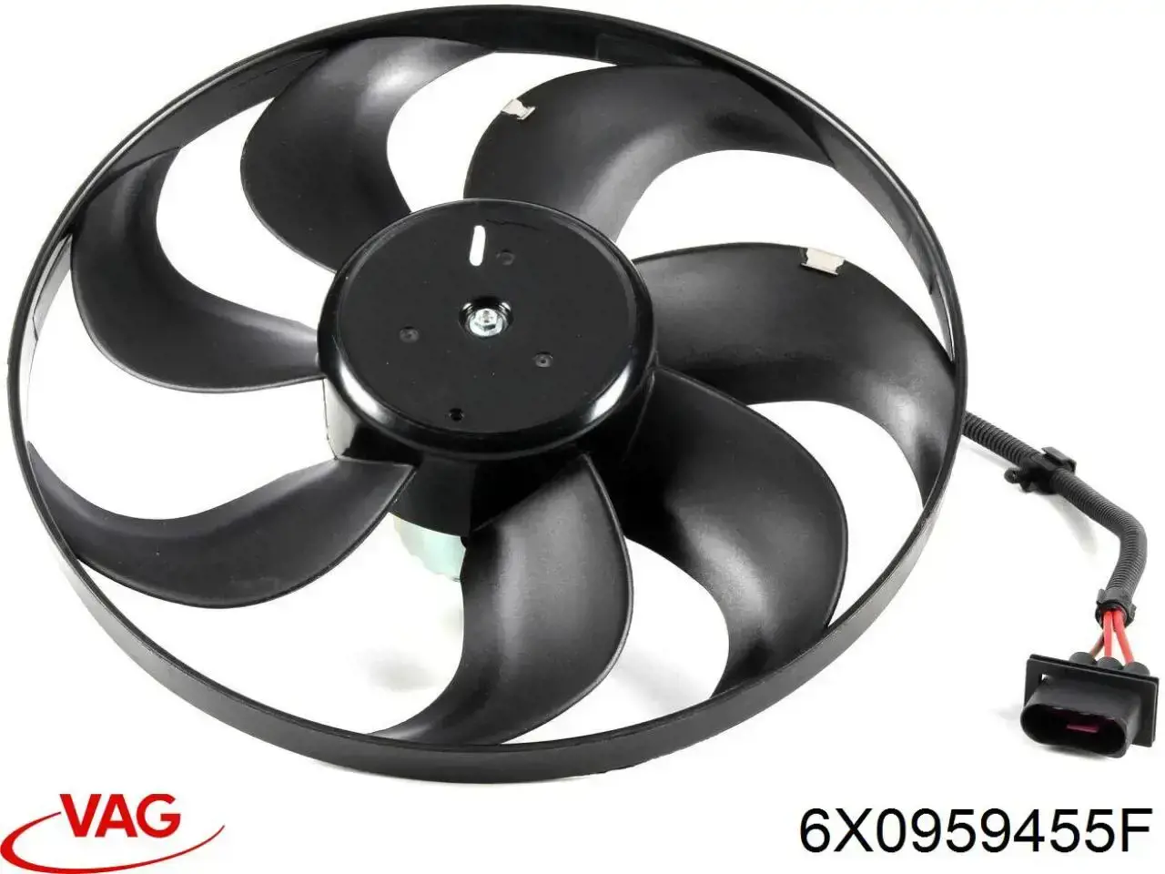 6X0959455F VAG Electroventilador del motor