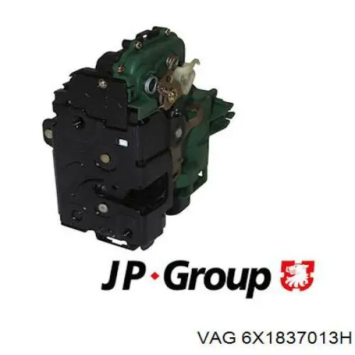 Cerradura delantera izquierda VAG 6X1837013H