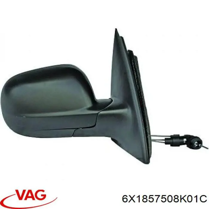 6X1857508K01C VAG cubierta, retrovisor exterior derecho