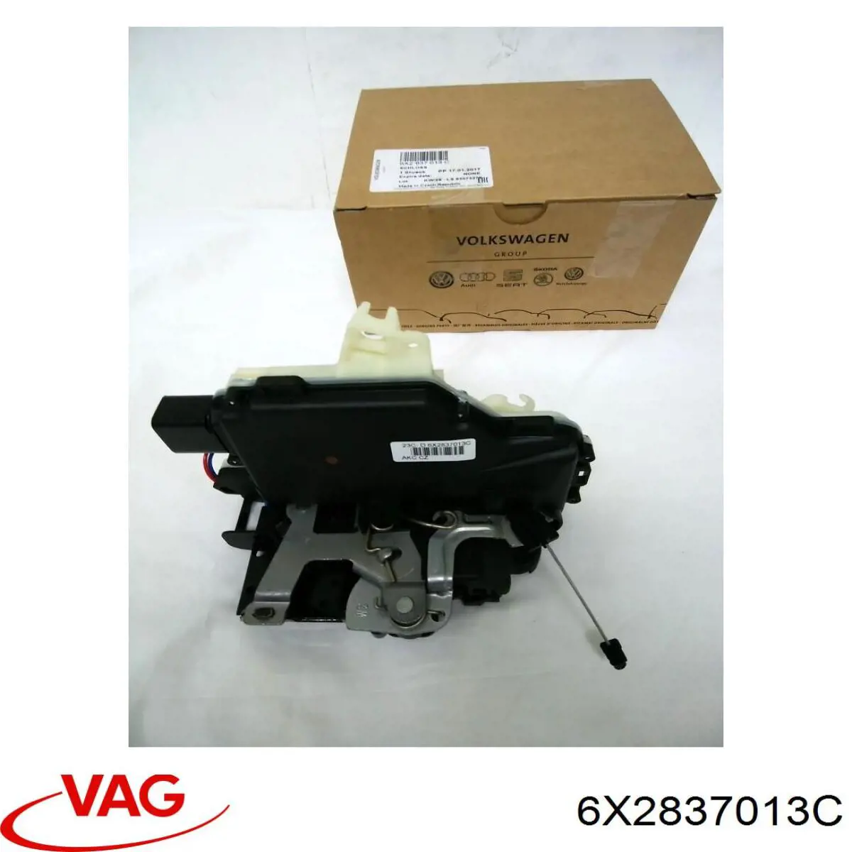 6X2837013C VAG Cerradura de puerta