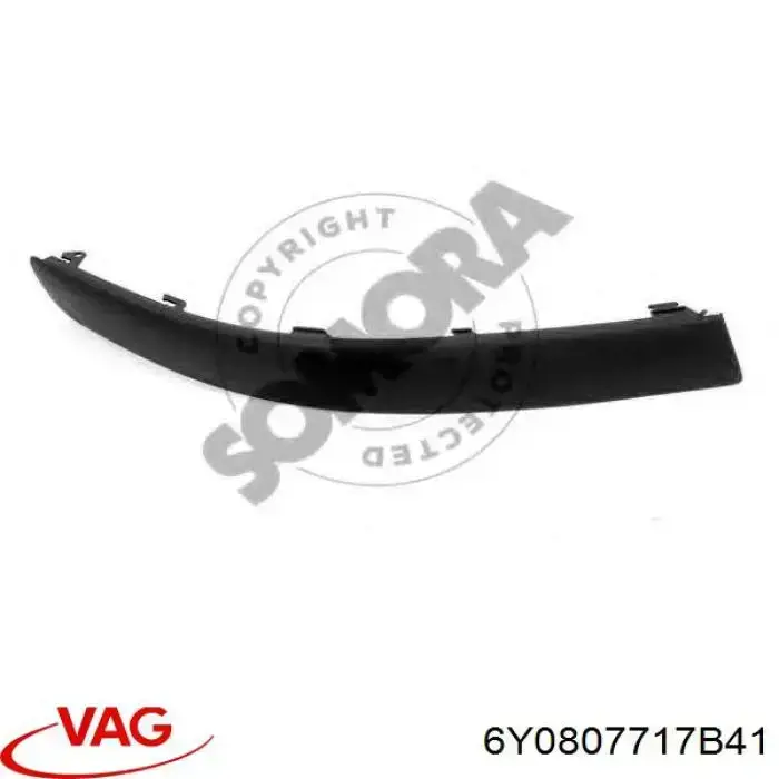 Moldura izquierda del parachoques delantero VAG 6Y0807717B41 precio, desde 8,33 EUR
