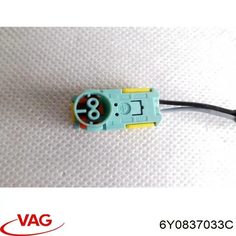 6Y0837033C VAG Pieza de enganche del pestillo de la puerta trasera