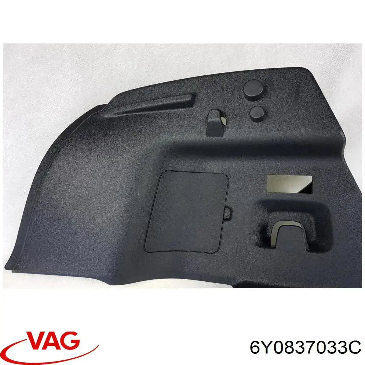 Pieza de enganche del pestillo de la puerta trasera 6Y0837033C VAG