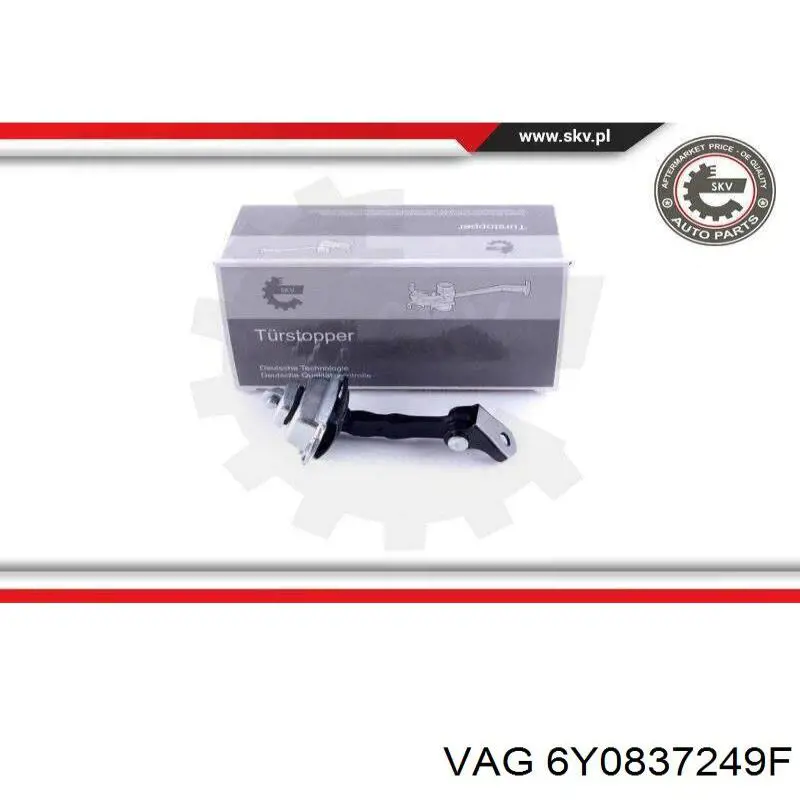 Limitador de apertura de puerta delantera 6Y0837249F VAG