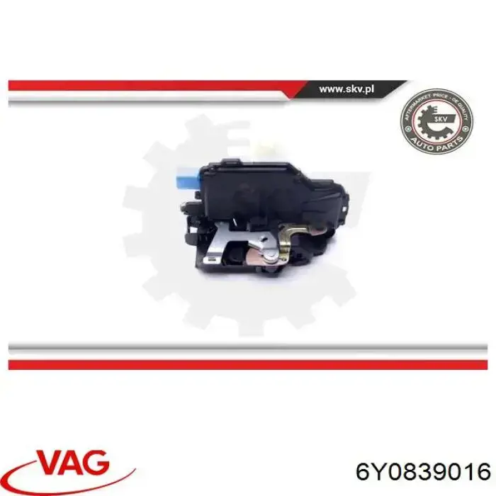 Cerradura de la puerta trasera derecha VAG 6Y0839016 precio, desde 35,70 EUR